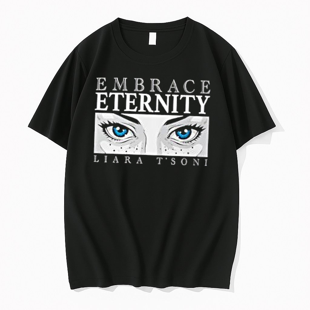 Original Mass Effect Embrace Eternity Liara Tshirts Jpg Unisex , , , Long Sleeve Tee