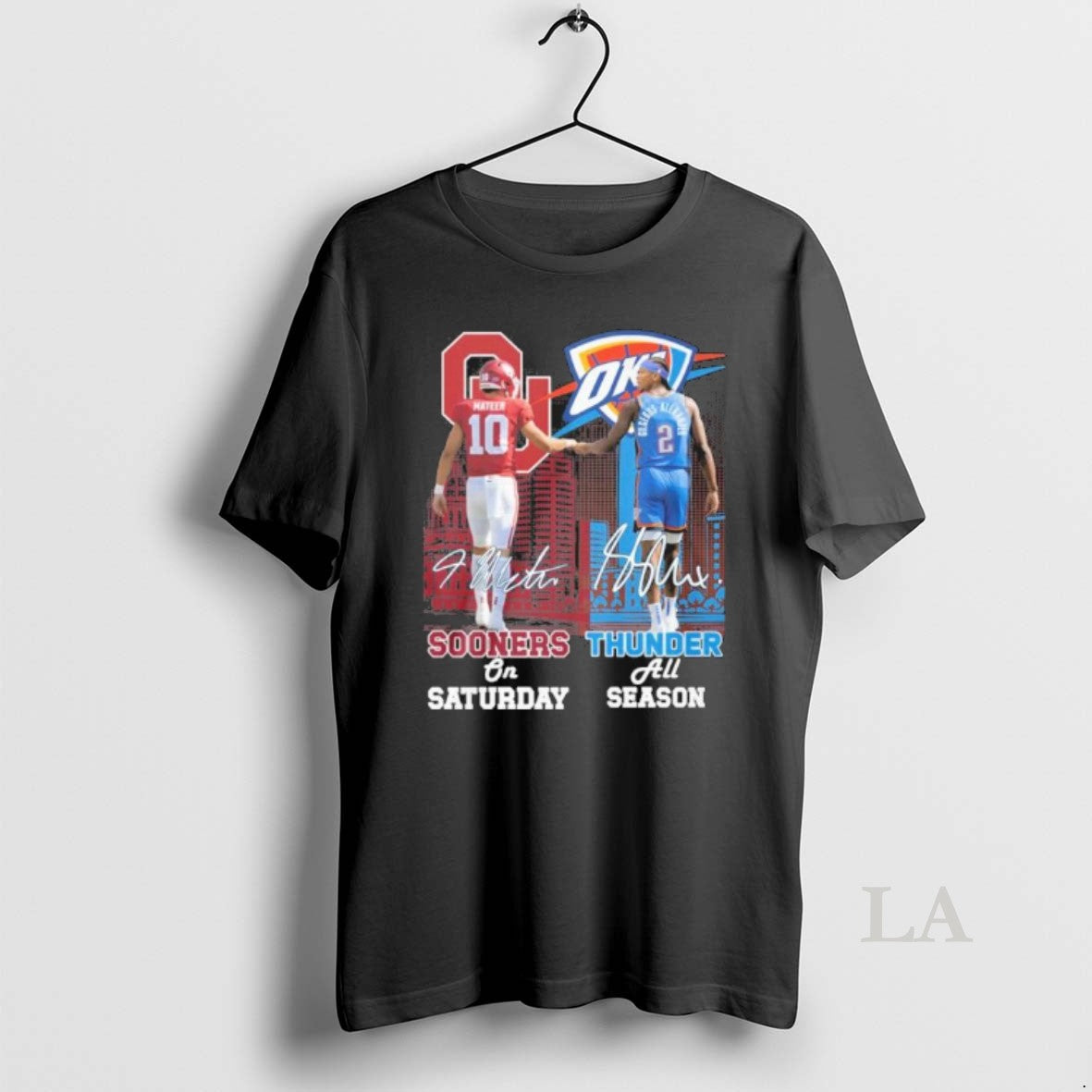 Original Mateer Oklahoma Sooners On Saturdays And Gilgeous Alexander Okc Thunder All Season