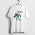 Original Miami Dolphins Football Aqua Rush Mascot