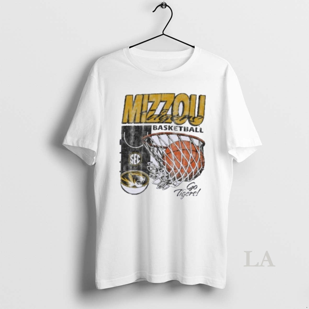 Original Mizzou Tigers Sec Basketball Hoop Swoosh Off