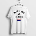 Original Nederland Vs The World Dutch Flag White Tshirts Jpg Unisex , , , Long Sleeve Tee