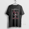 Original Never Underestimate A Nurse Understand Football Loves Georgia Bulldogs