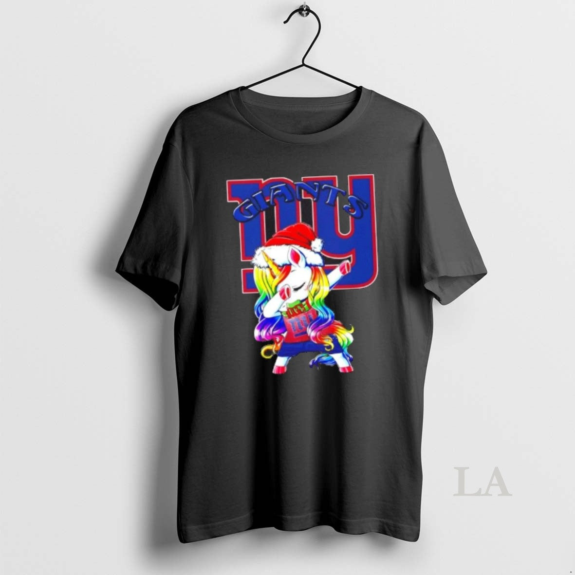 Original New York Giants X Unicorn Santa Hat Dabbing Merry Christmas