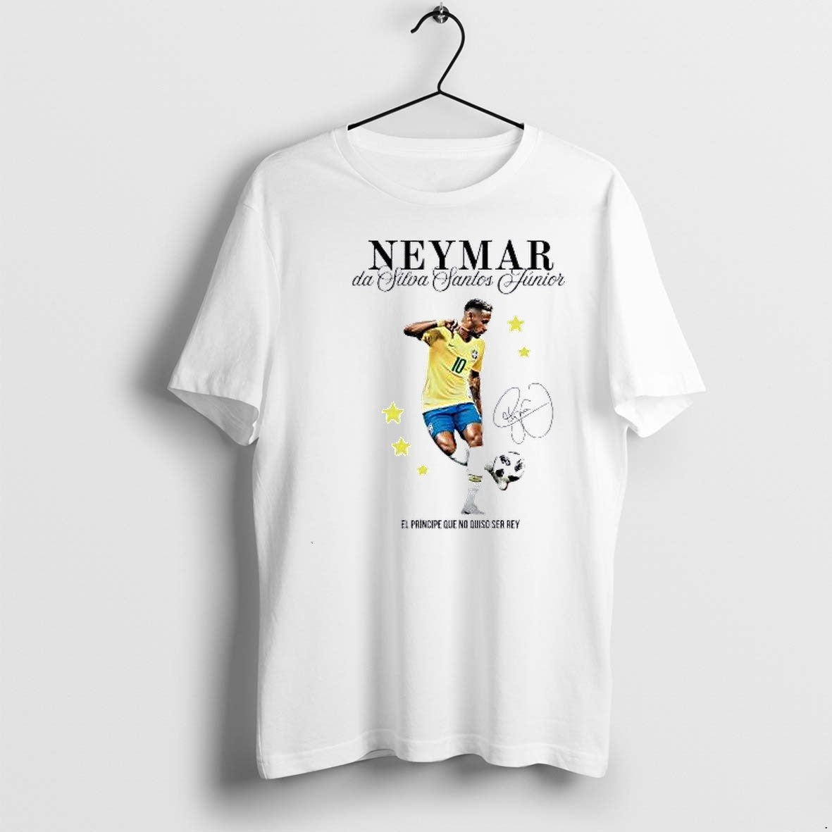 Original Neymar Da Silva Santos Junior Brazil National Tshirts Jpg Unisex , , , Long Sleeve Tee