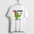 Original No King Since 1776 Funny Christmas Frog