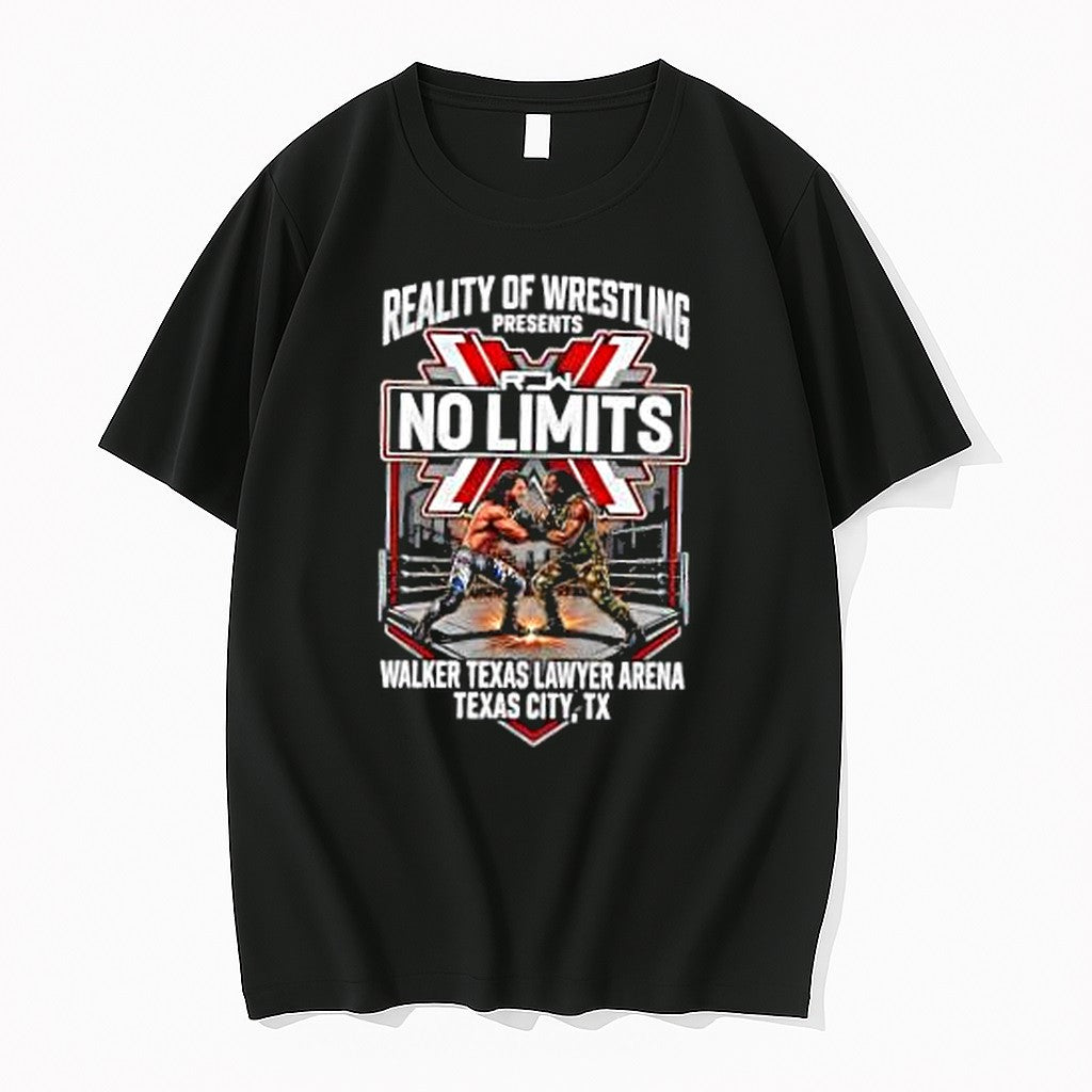 Original No Limits Reality Of Wrestling Presents Walker Texas Lawyer Arena Tshirts Unisex , , , Long Sleeve Tee