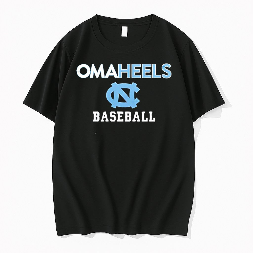 Original North Carolina Tar Heels Baseball Omaheels Logo Baseball Team Fan Tshirts Unisex , , , Long Sleeve Tee
