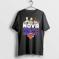 Original Nova Knicks Villanova Josh Hart Jalen Brunson Mikal Bridges Basketball Black Tshirts