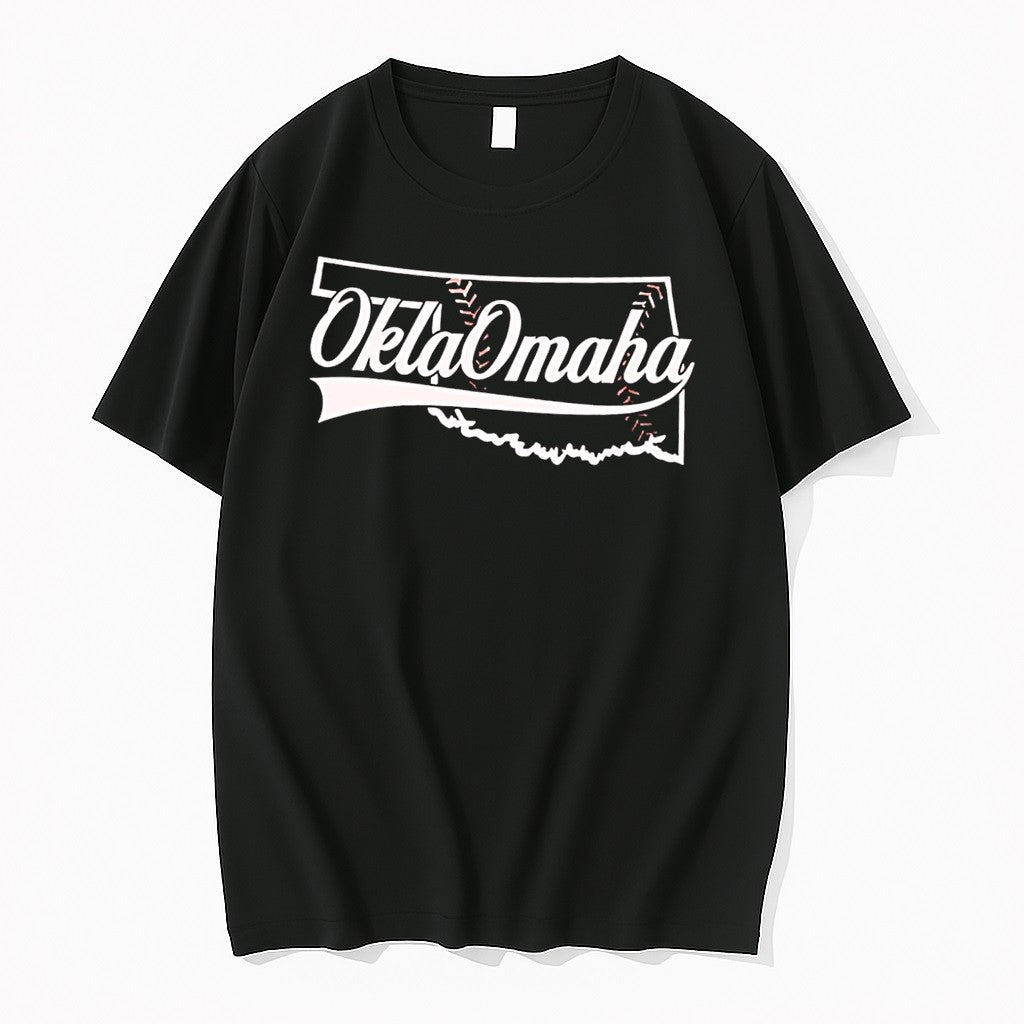 Original Oklaomaha Oklahoma Baseball Black Tshirts Jpg Unisex , , , Long Sleeve Tee