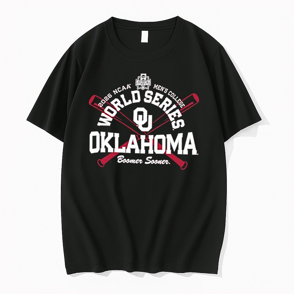 Original Oklahoma Sooners 2026 Ncaa Mens College World Series Baseball Team Tshirts Unisex , , , Long Sleeve Tee