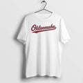 Original Omaha Script Logo Maroon Lettering White Tshirts Jpg Unisex , , , Long Sleeve Tee