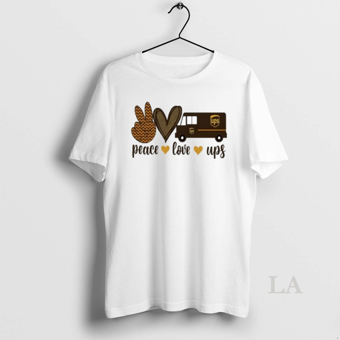 Original Peace Love Ups Hand Love Car