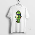 Original Political Portland Frog Merry Resistmas Ceramic Tree Merry Christmas