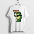 Original Portland Frog American Flag Freedom Anti Ice