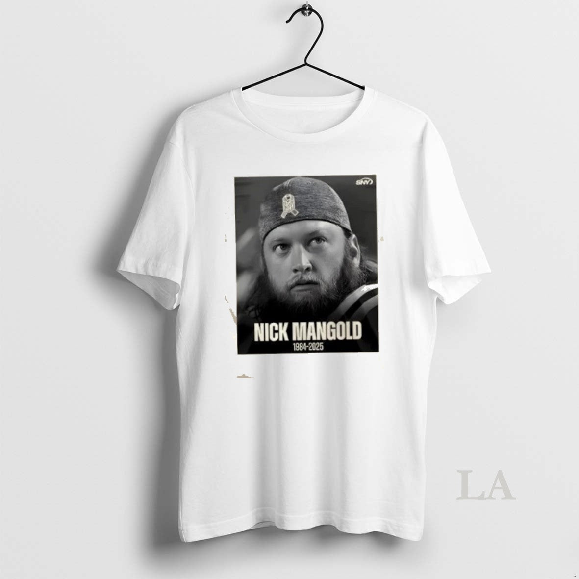 Original Pray For Nick Mangold New York Jets 1984 2025 2 Sided