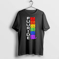 Original Puuride Rainbow Cats Stacked Pile Tshirts Jpg Unisex , , , Long Sleeve Tee