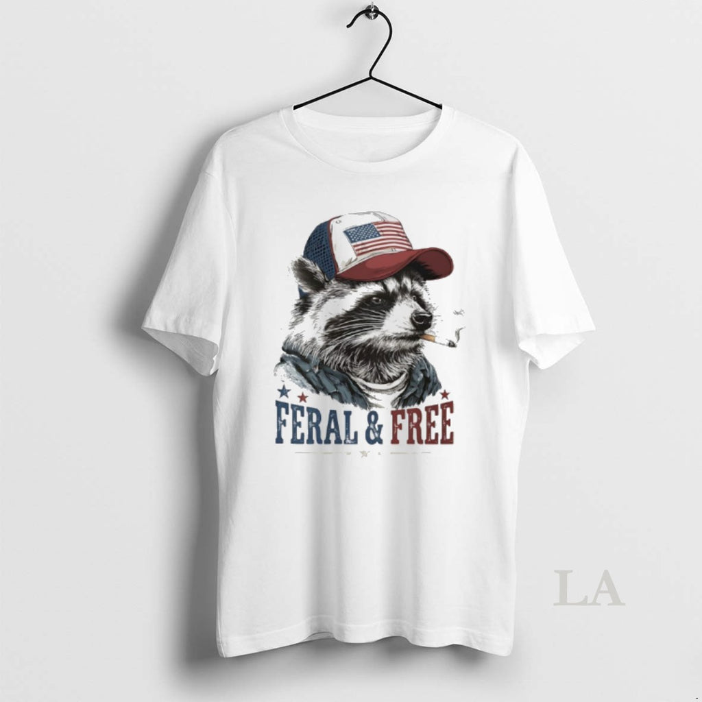 Original Raccoon Smoking Feral And Free
