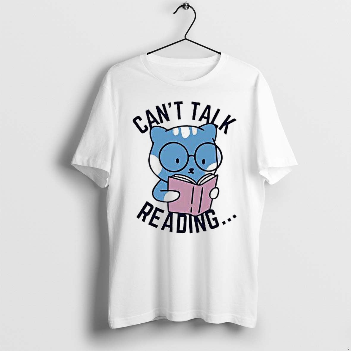 Original Reading Cat Cant Talk Reading Tshirts Jpg Unisex , , , Long Sleeve Tee