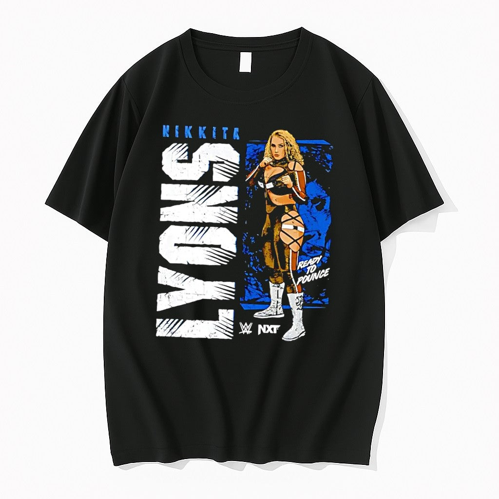 Original Ready To Pounce Nikkita Lyons Nxt Black Tshirts Jpg Unisex , , , Long Sleeve Tee