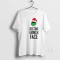 Original Resting Grinch Face Christmas White