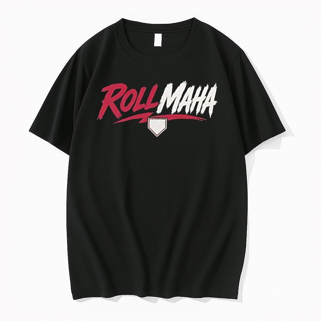 Original Rollmaha Baseball Home Plate Black Tshirts Jpg Unisex , , , Long Sleeve Tee