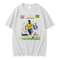 Original Romario Brazil National Team 1994 World Cup Soccer Tshirts Jpg Unisex , , , Long Sleeve Tee