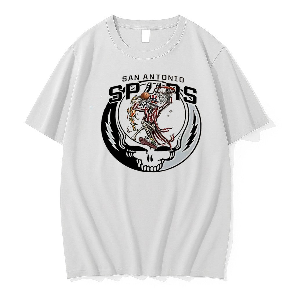 Original San Antonio Spurs Grateful Dead Steal Your Face Skull Logo Tee Tshirts Unisex , , , Long Sleeve Tee