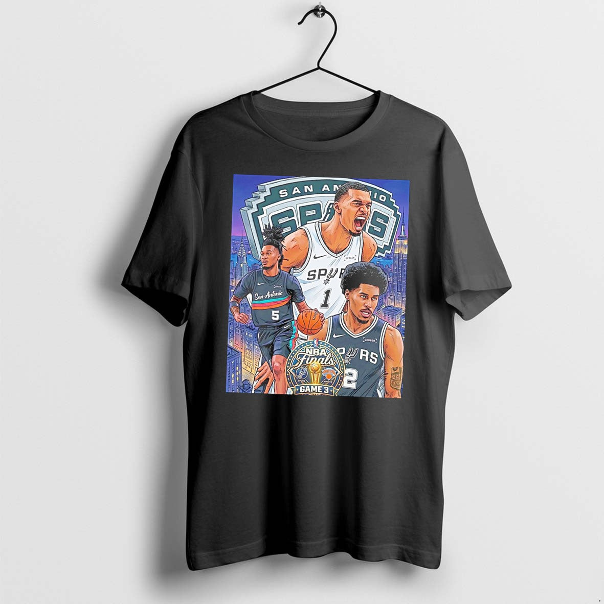 Original San Antonio Spurs Nba Finals Game 3 Graphic Tee Tshirts Jpg Unisex , , , Long Sleeve Tee