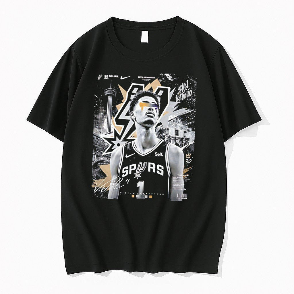 Original San Antonio Spurs Wemby Victor Wembanyama Digital Tee Tshirts Jpg Unisex , , , Long Sleeve Tee