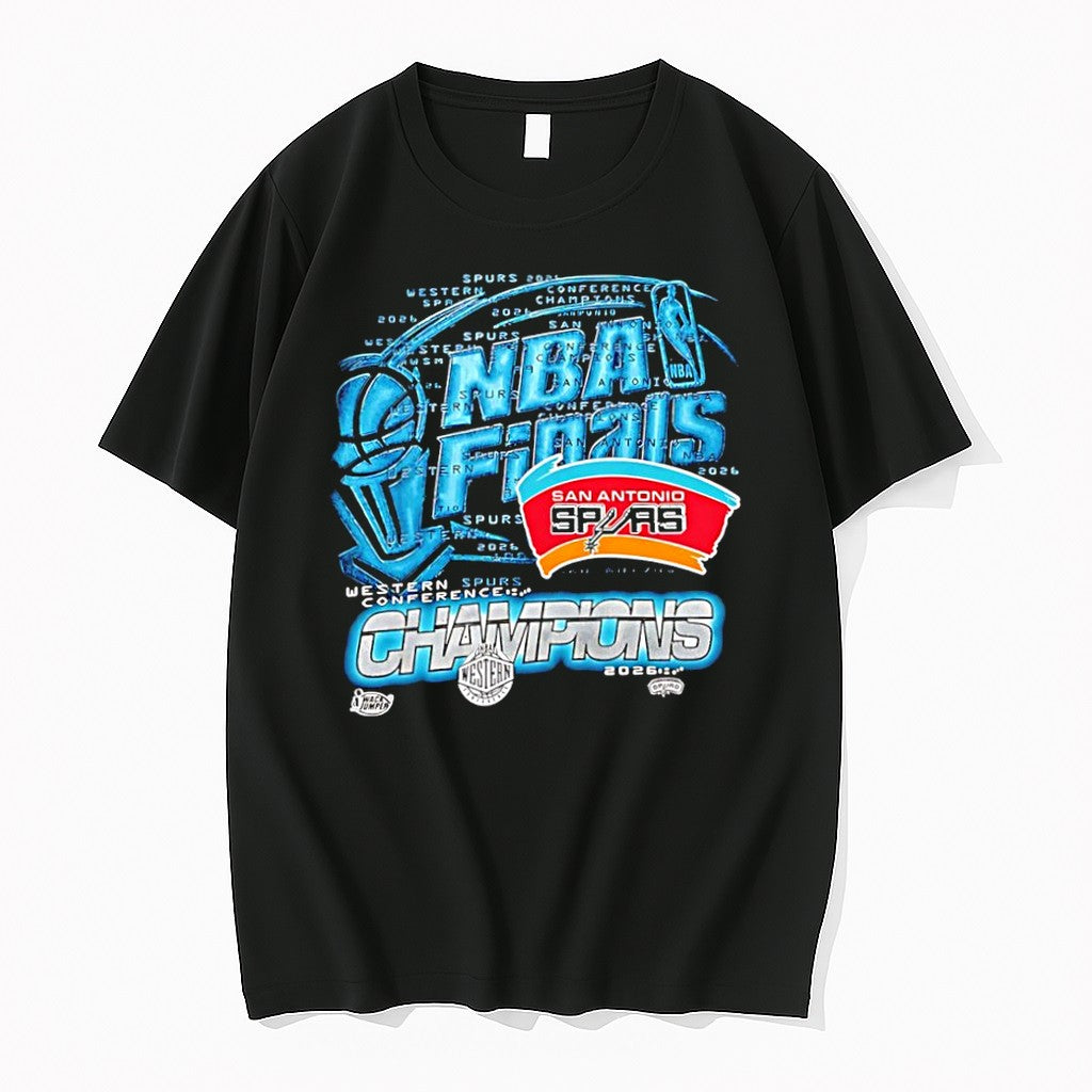 Original San Antonio Spurs Western Conference Champions 2026 Graphic Tshirts Unisex , , , Long Sleeve Tee