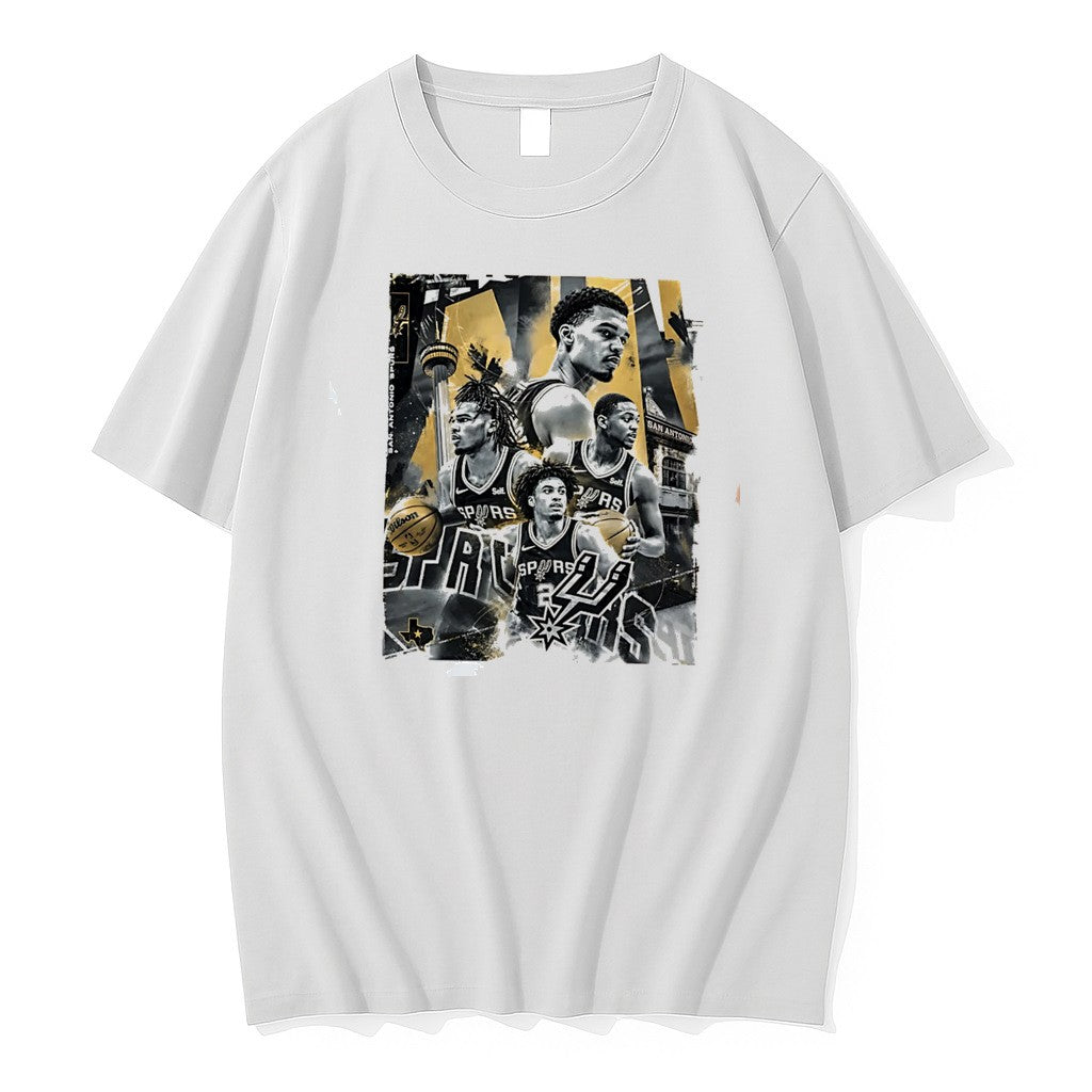 Original San Antonio Spurs Players Collage 2026 Nba Finals Graphic Tee Tshirts Unisex , , , Long Sleeve Tee