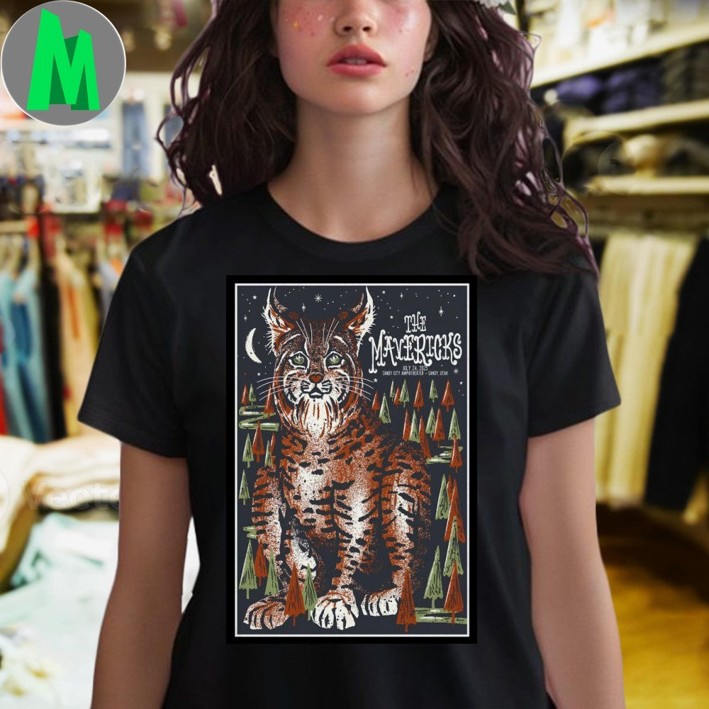 Original Sandy, UT Tour The Mavericks July 24 2025 Poster New Shirt