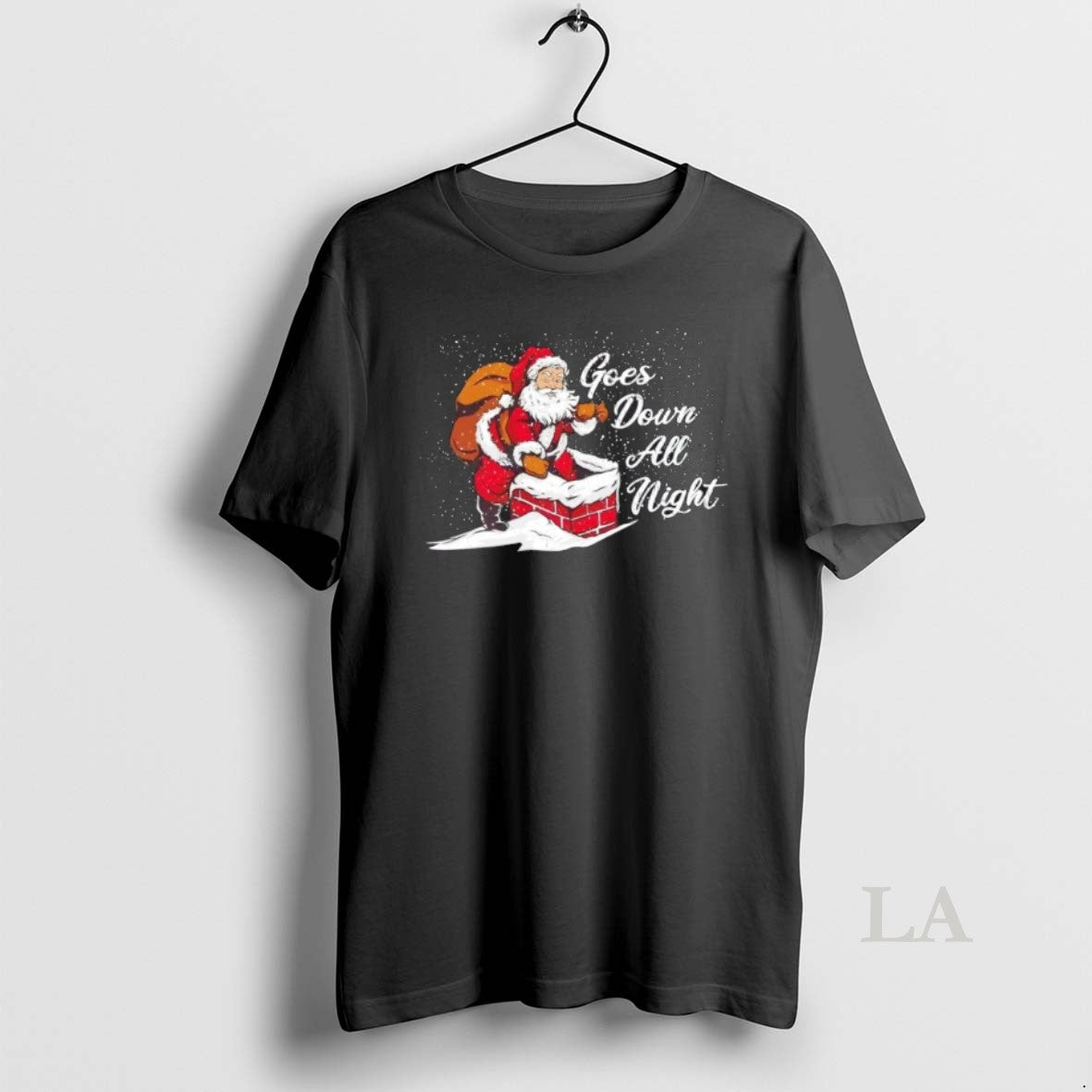 Original Santa Claus Christmas Goes Down All Night