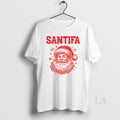 Original Santa Claus Big Face Santifa Anti Fascism Antifa Santa Christmas