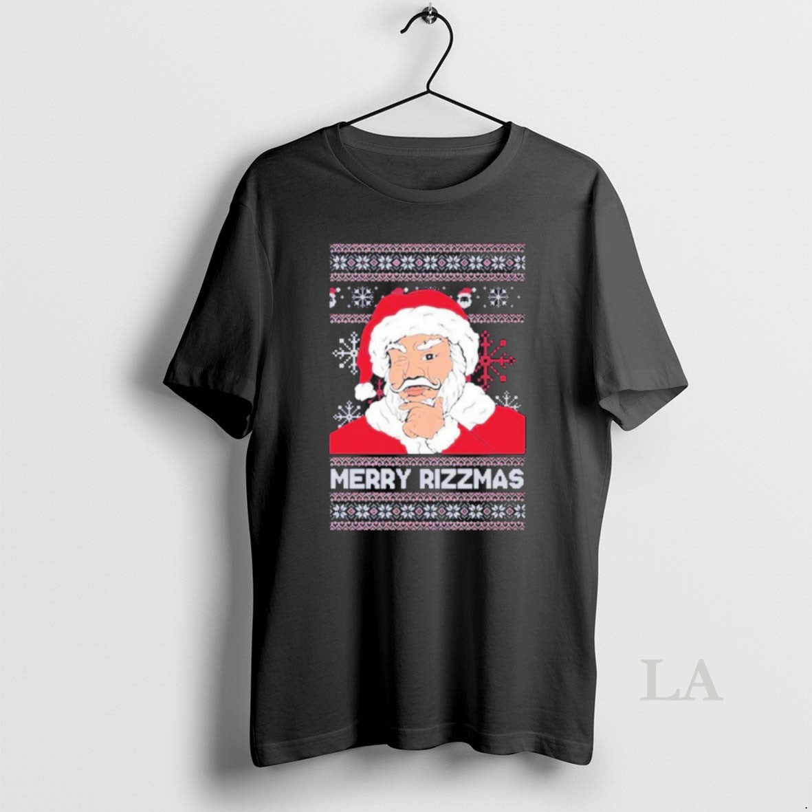 Original Santa Claus Cartoon Merry Rizzmas Merry Christmas
