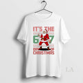 Original Santa Its The 6 7 Day Of Christmas Ugly Christmas Circle