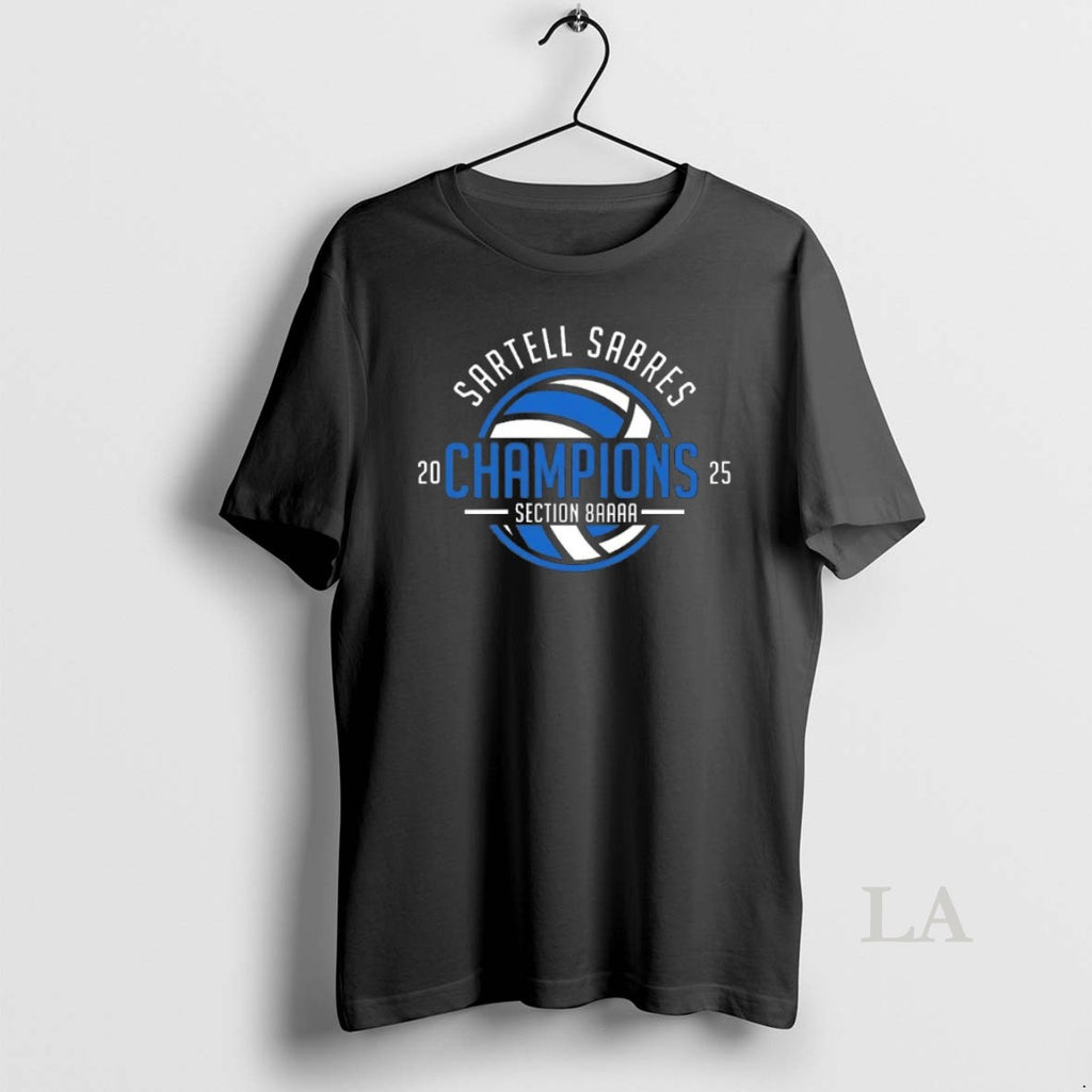 Original Sartell Sabres Volleyball Champions Section 8aaaa 2025