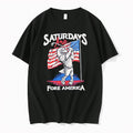 Original Saturdays Are Fore America Eagle Golf Usa Flag Tshirts Jpg Unisex , , , Long Sleeve Tee