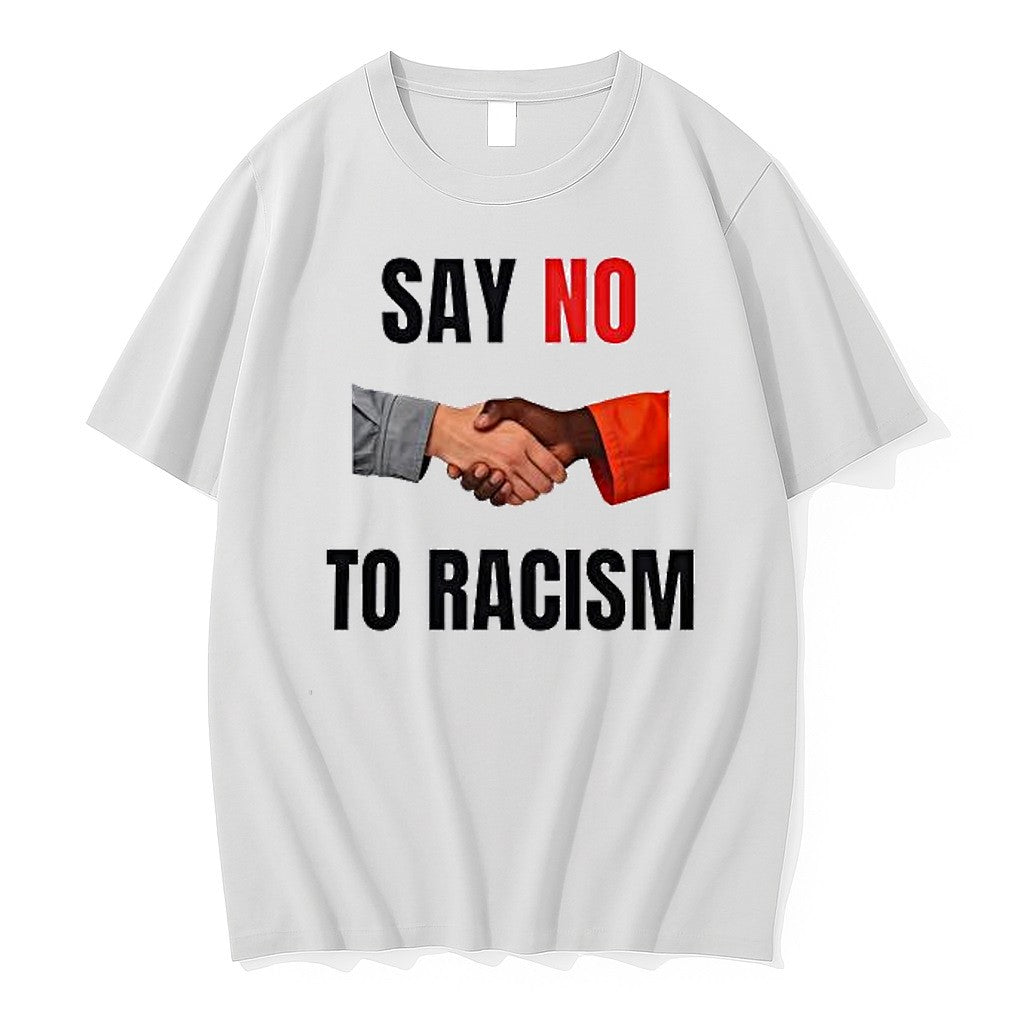 Original Say No To Racism Hand Tshirts Jpg Unisex , , , Long Sleeve Tee