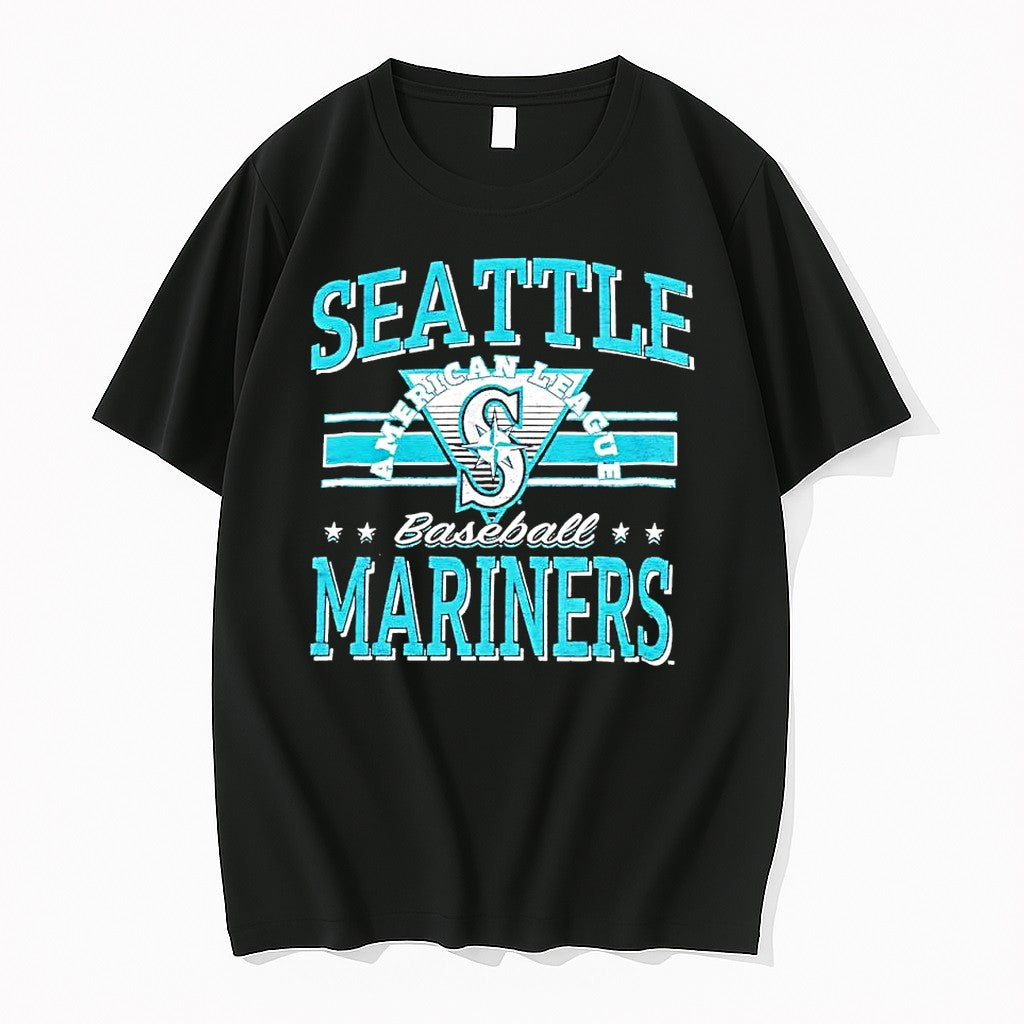 Original Seattle Mariners Baseball American League Triangle Logo Tshirts Jpg Unisex , , , Long Sleeve Tee