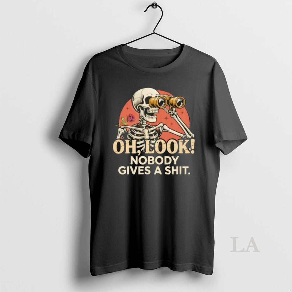 Original Skeleton Oh Look Nobody Gives A Shit Vintage