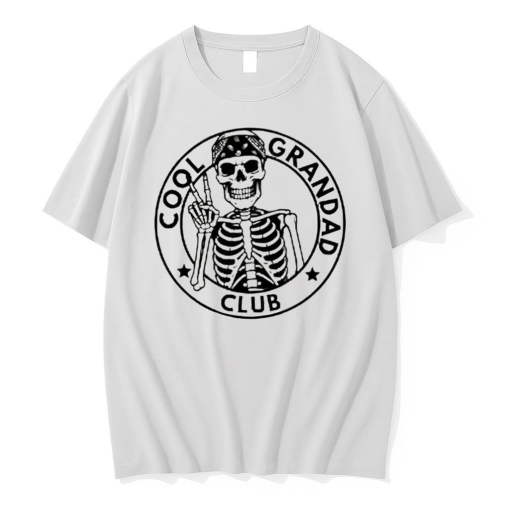 Original Skeleton Cool Grandad Present For Dad Fathers Day Tshirts Jpg Unisex , , , Long Sleeve Tee
