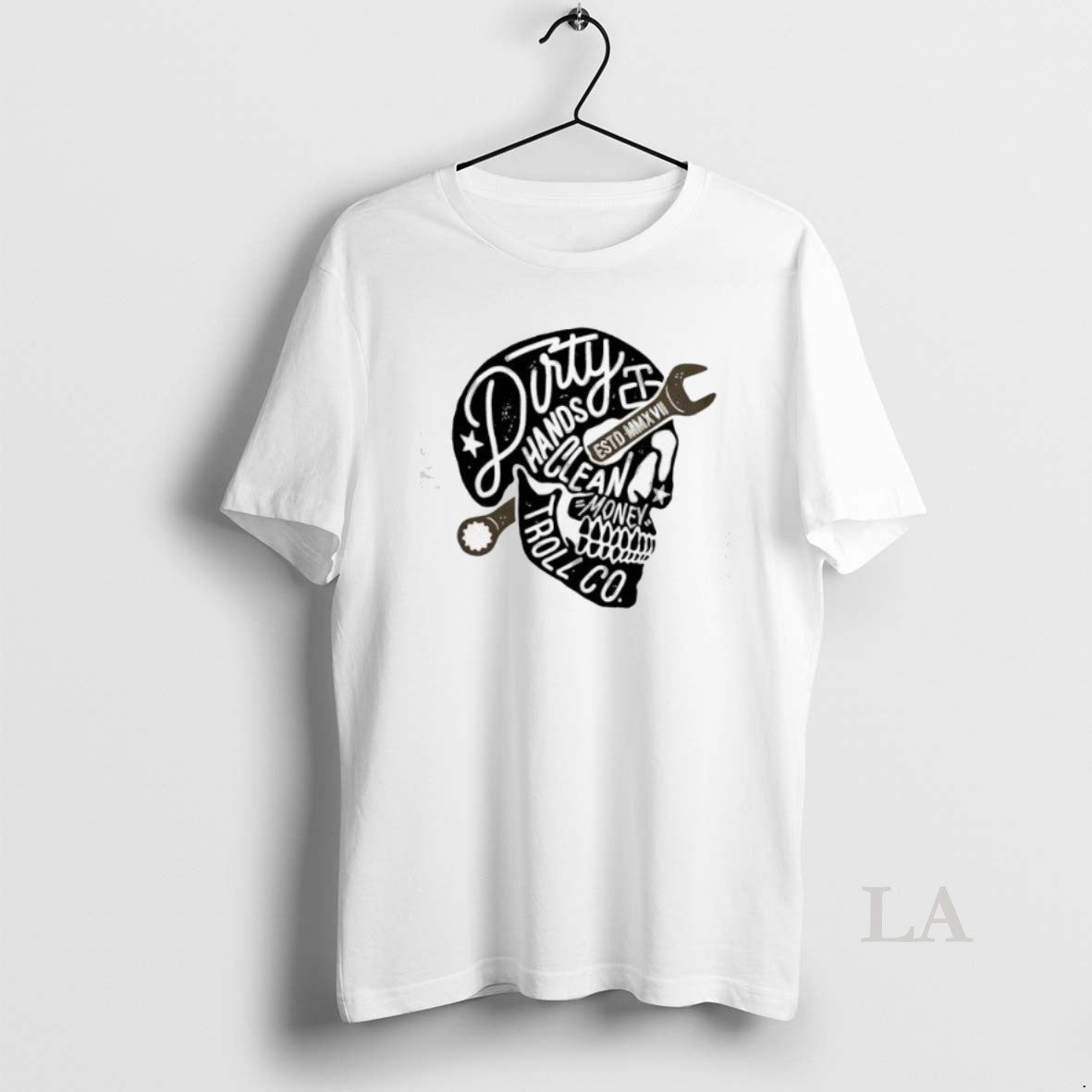 Original Skull Dirty Hands Clean Money Troll Co
