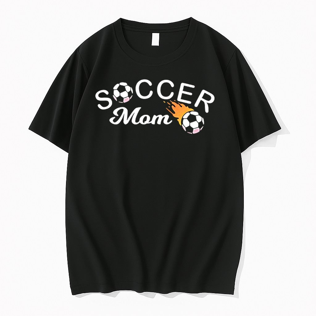Original Soccer Mom Fire Tshirts Jpg Unisex , , , Long Sleeve Tee