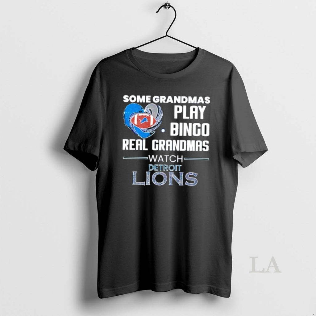 Original Some Grandmas Play Bingo Real Grandmas Watch Detroit Lions 2026