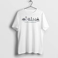 Original Somewhere In Middle America Omaha Skyline Bird Baseball White Tshirts Unisex , , , Long Sleeve Tee