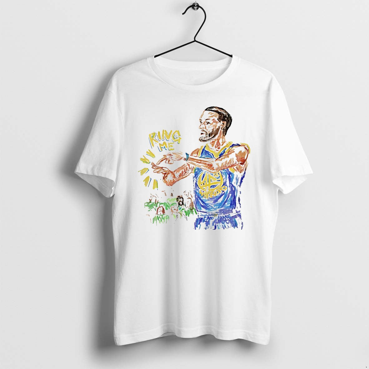 Original Steph Crayon Ring Me Golden State Warriors Paint Tshirts Jpg Unisex , , , Long Sleeve Tee