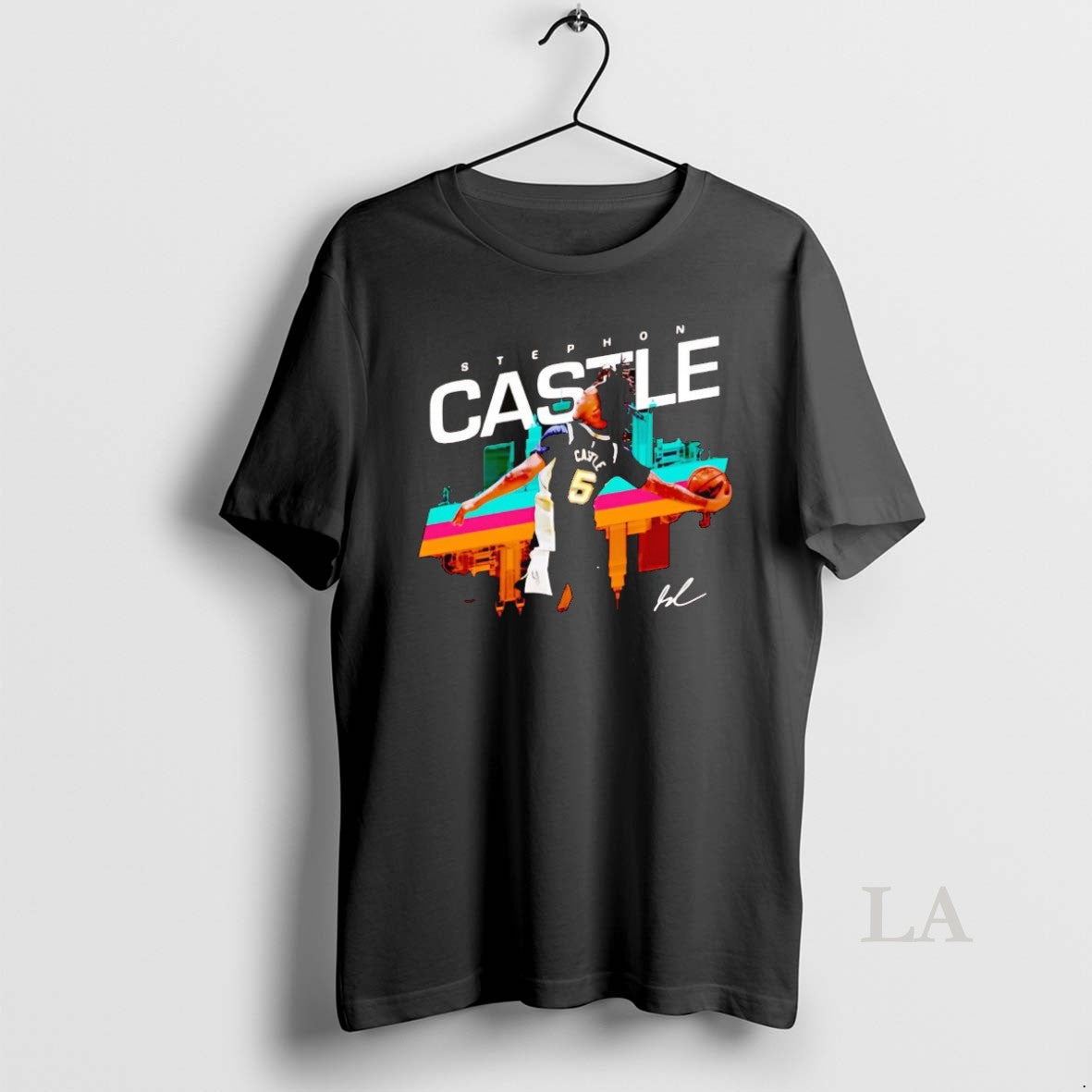 Original Stephon Castle Layups Skyline San Antonio Spurs