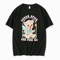 Original Sugar Spice And Fuck Ice Cartoon Pink Teddy Bear Tee Tshirts Jpg Unisex , , , Long Sleeve Tee