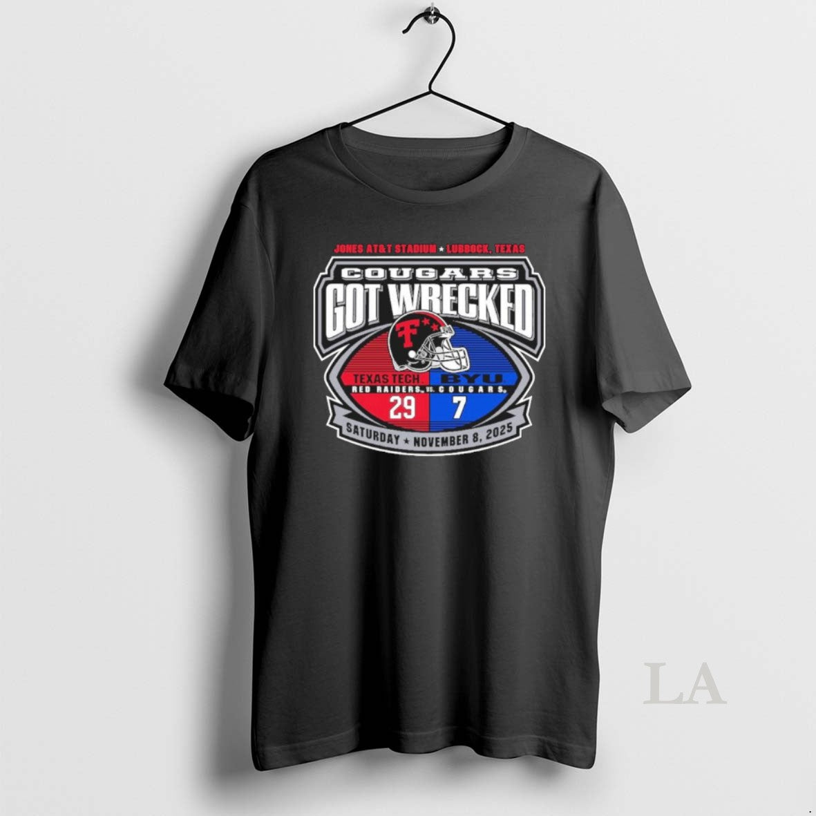 Original Texas Tech 2025 Wrecked Byu Gameday Score